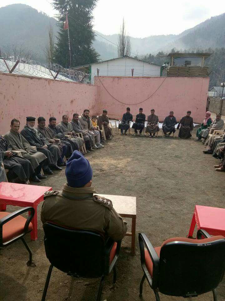 Police holds Counselling session for youth in Sub- Division Kokernag District Anantnag.