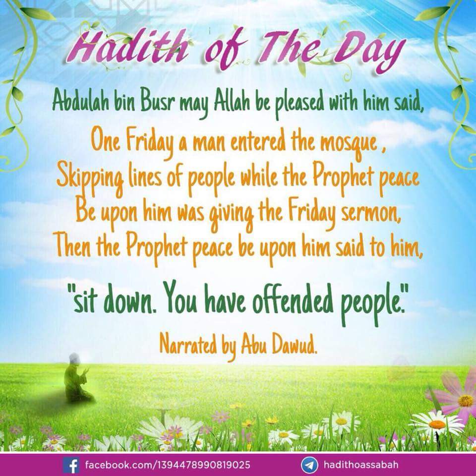 Hadith of the day