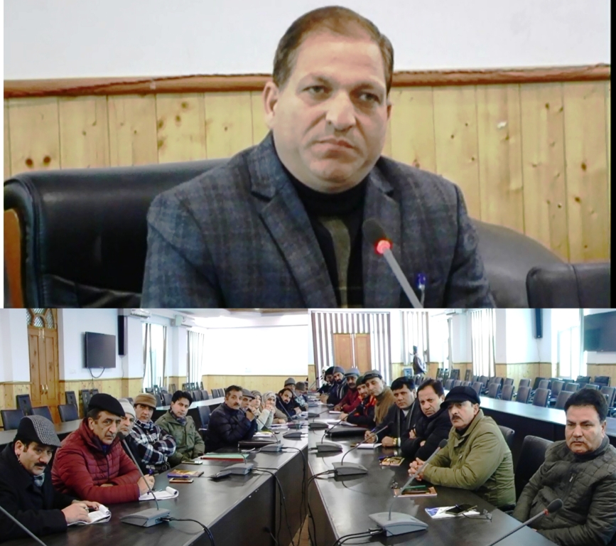 DDC Ganderbal takes stock of healthcare facilities in the district.