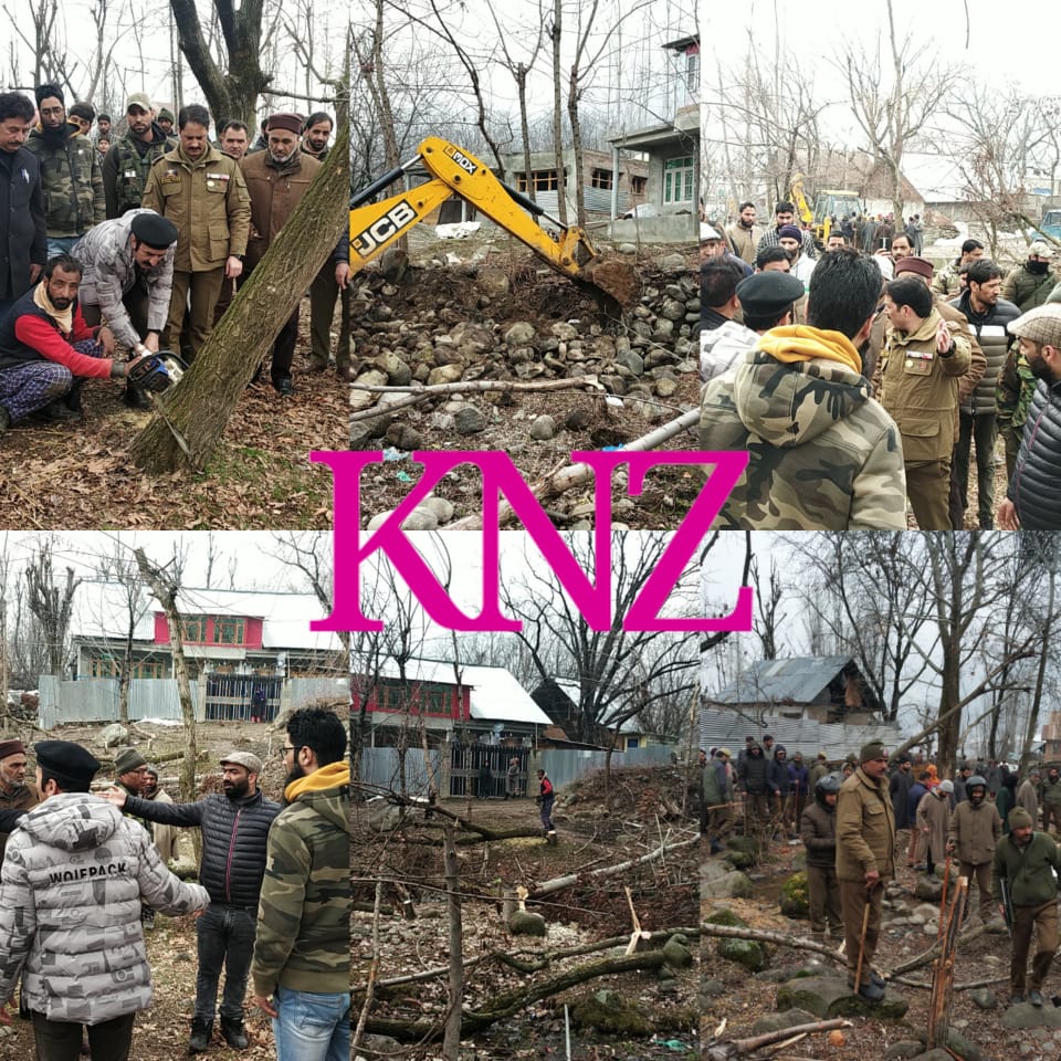 Anti-Encroachment Drive In Chinner Kangan,Nearly 9.15 Kanals Of Land retrieved