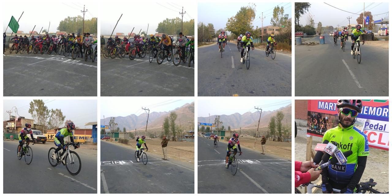 Ganderbal Police Organized Cycle Race “Pedal For Peace And Fitness”