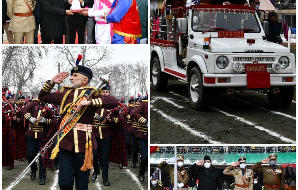 72nd Republic Day celebrated with enthusiasm across the Kashmir valley