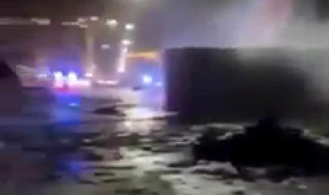 Fire erupts on ship causing explosion that rocks Dubai