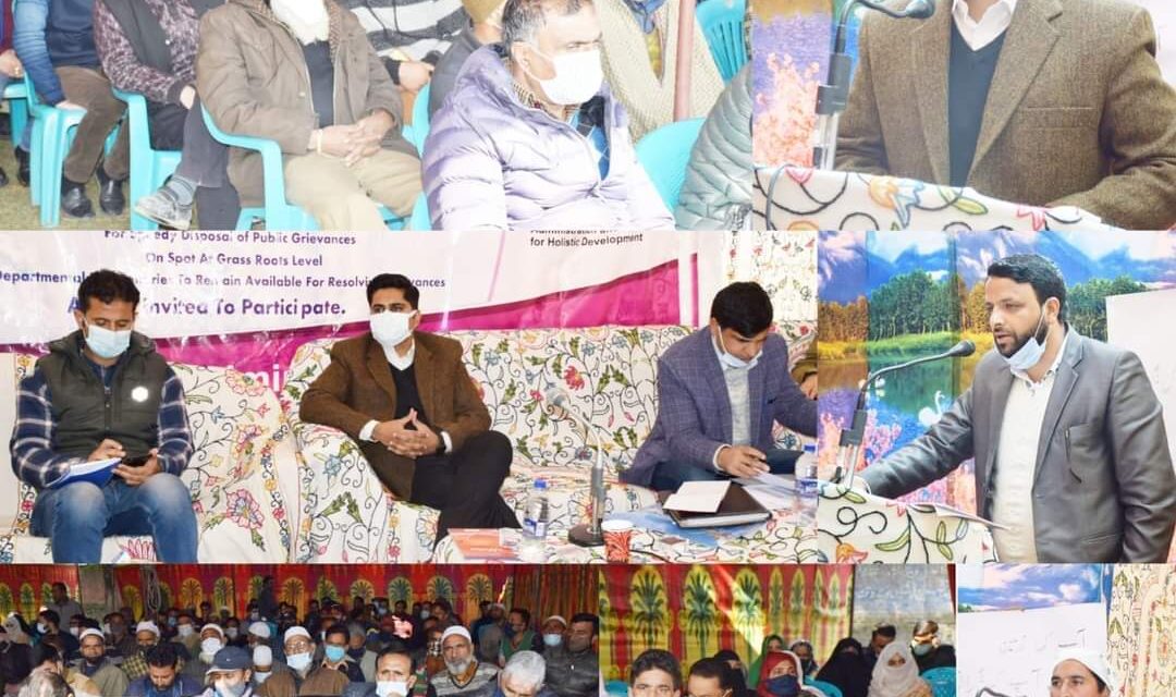 Block Diwas held across Bandipora district;DC Bandipora highlights benefits of Apki Zameen Apki Nigrani