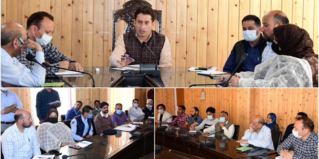 Arrangements For Jumat-Ul-Vida, Shab Qadar, Eid-Ul-Fitr Reviewed At Ganderbal