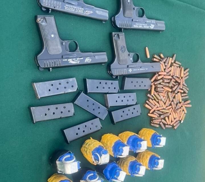 Two LeT hybrid militants arrested in Kupwara: Police ;’4 pistols, 10 hand grenades recovered’