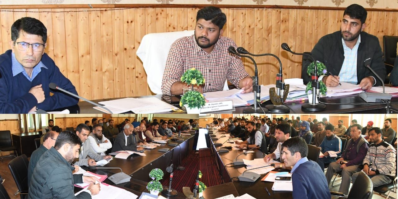 DC Ganderbal chairs DDMA meeting Also reviews winter preparedness in district