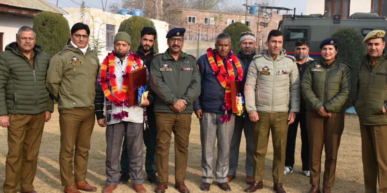 Two Officers Accorded warm send off on their superannuation at DPL Ganderbal