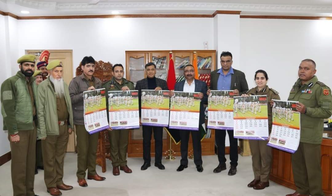 DGP J&K unveils PWWA, J&K calendar for 2023