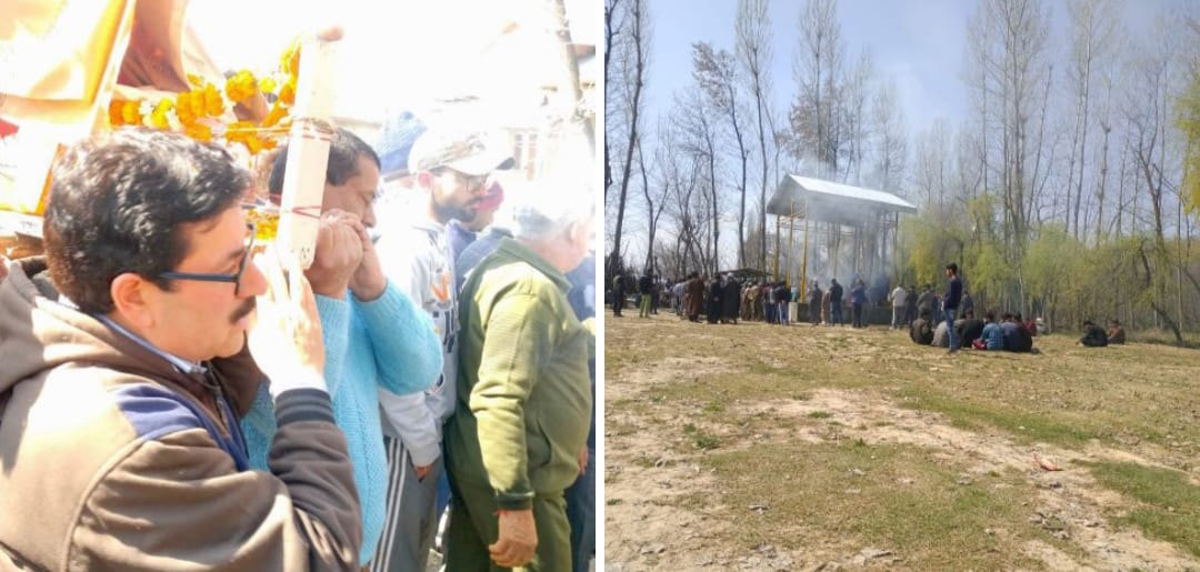 Muslims help perform last rites of Kashmiri Pandit in Pulwama