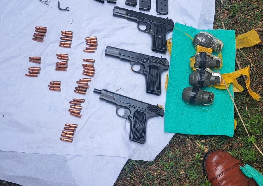 ‘Drone-Dropped’ Packet With 3 Pistols, 4 Grenades Recovered In Samba