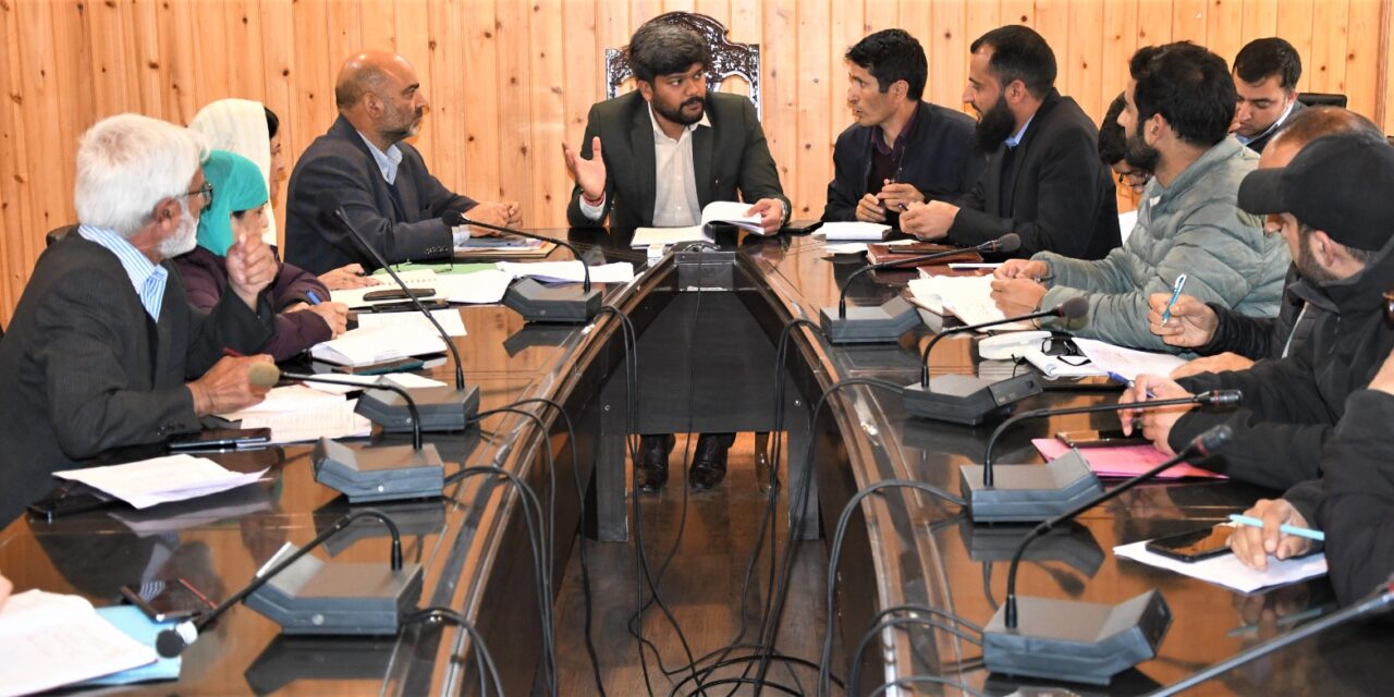 District Convergence Plan 2023-24 discussed at Ganderbal