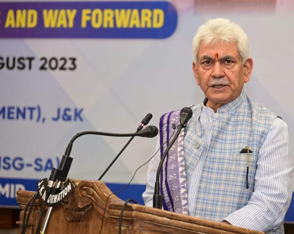 LG Manoj Sinha