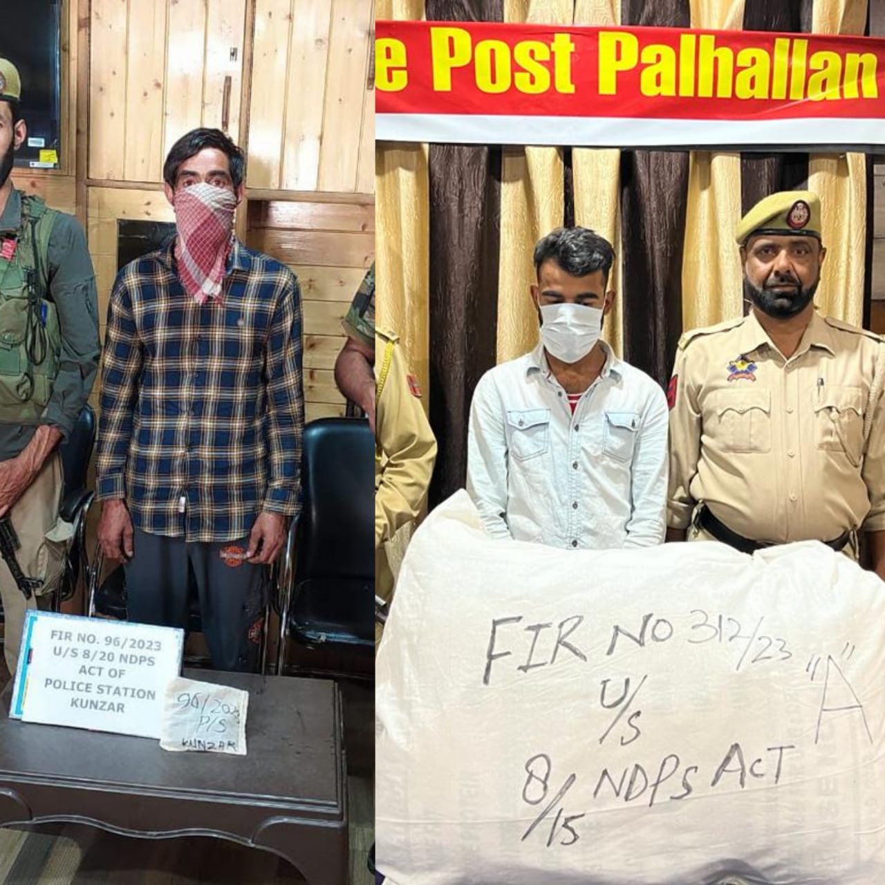 Police arrests 02 drug peddlers in Baramulla