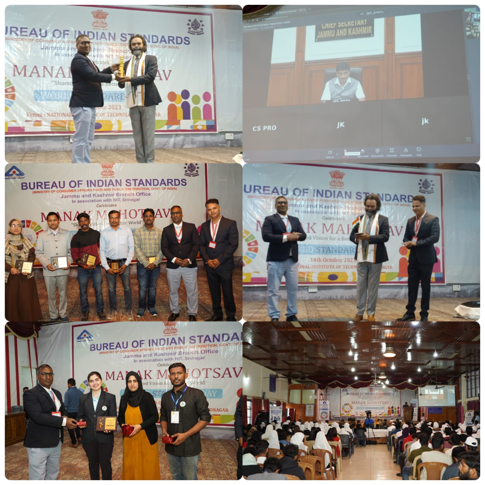 BIS Celebrate Manak Mahotsav on theme Shared Vision for Better World at NIT Srinagar