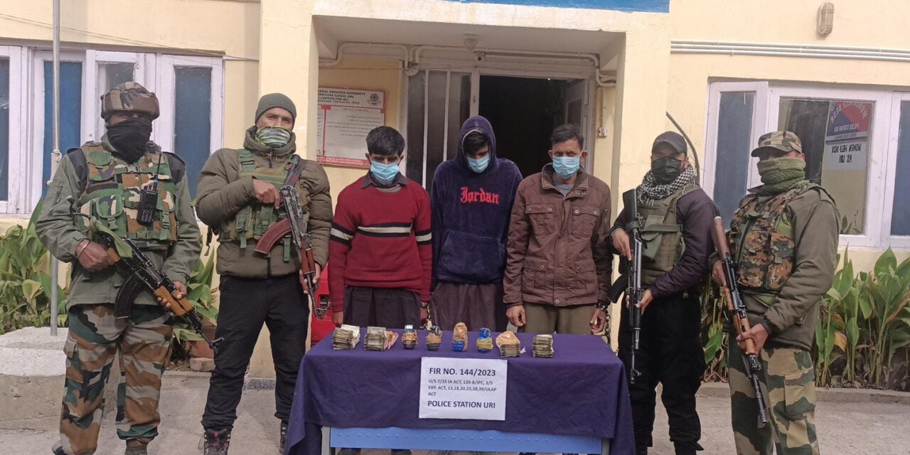 Three Militant Associates Held in Baramulla