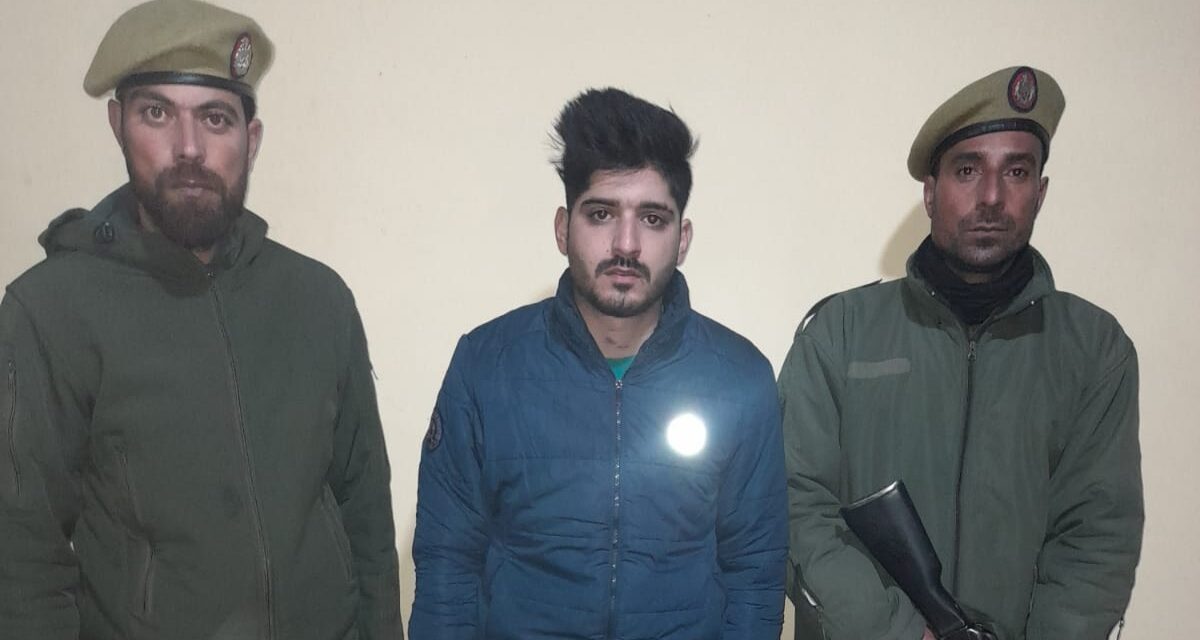 Police books wanted/notorious drug smuggler under PIT NDPS Act in Baramulla