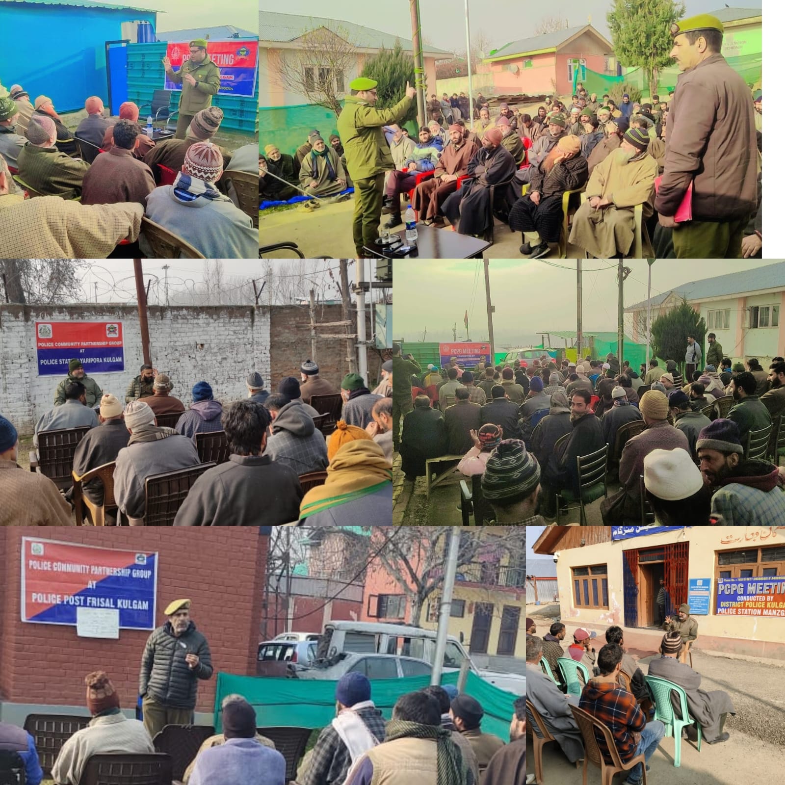 Police facilitates pcpg meeting in kulgam