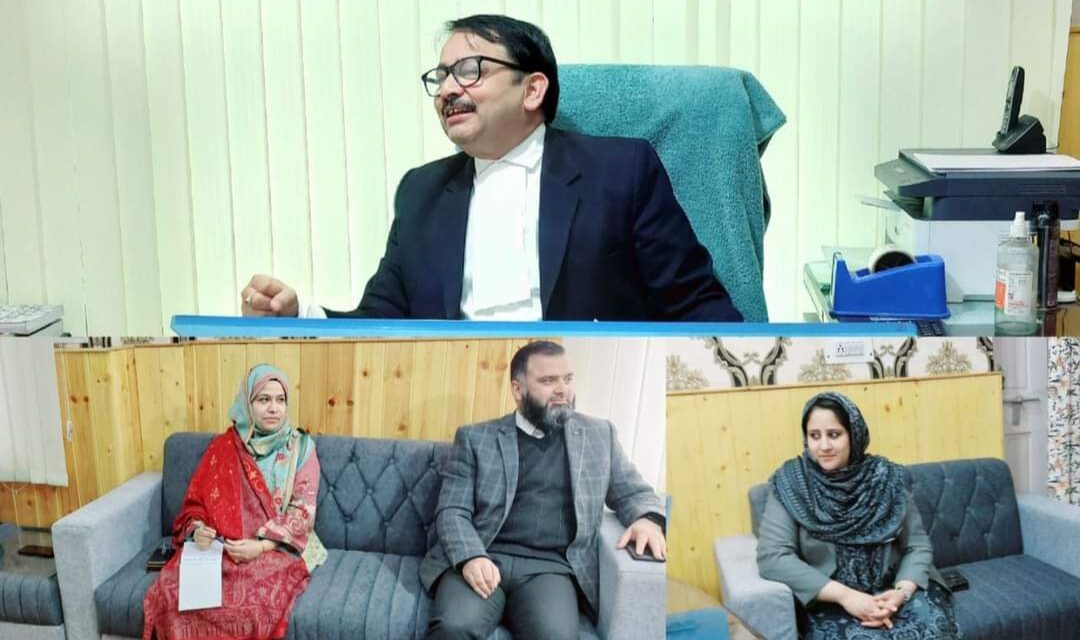 Chairman DLSA G’bal reviews preparations for upcoming National Lok-Adalat