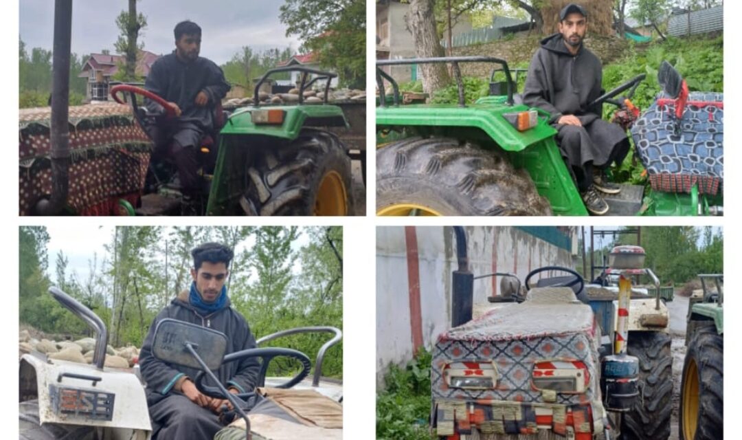 Police seizes 5 tractors, arrests 5 drivers for illegal mining in Baramulla