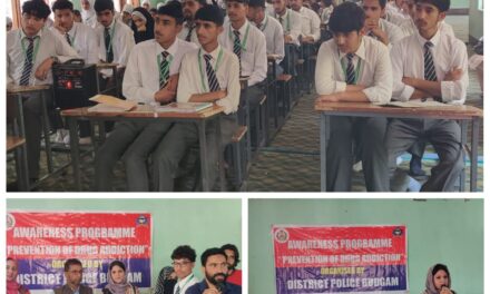 Police organises awareness programme on prevention of drug addiction in Budgam