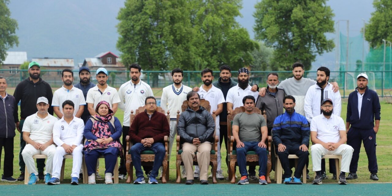 Director inaugurates Inter- Departmental Cricket Tournament at NIT Srinagar