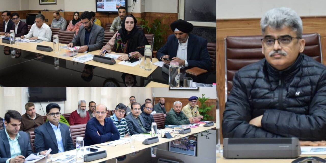 Chief Secretary reviews progress of Jhelum & Tawi Flood Recovery Project