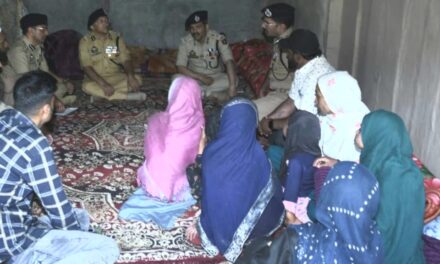 DGP J&K visits the family of Martyr in Ponara, Basantgarh