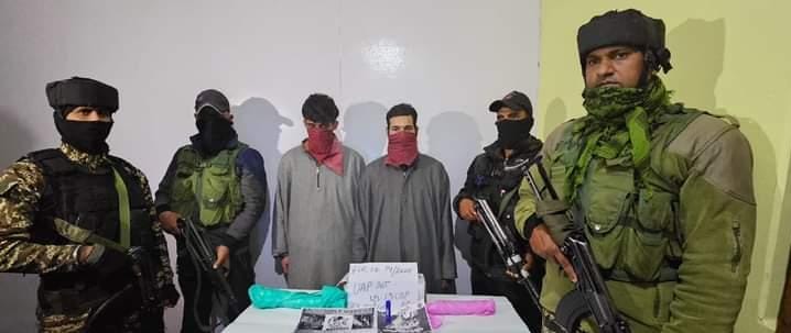 Two Militant Associates Held In JK’s Shopian