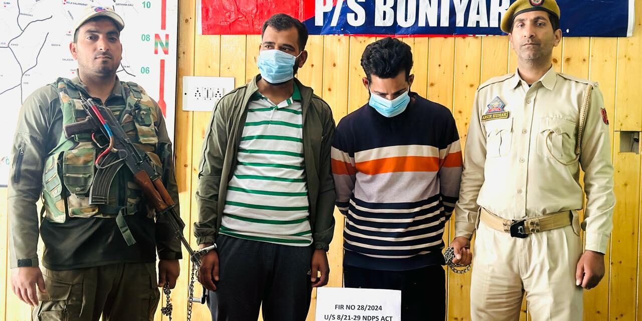 2 Narco Smugglers Arrested in Boniyar; Heroin Worth 2 Crores Seized