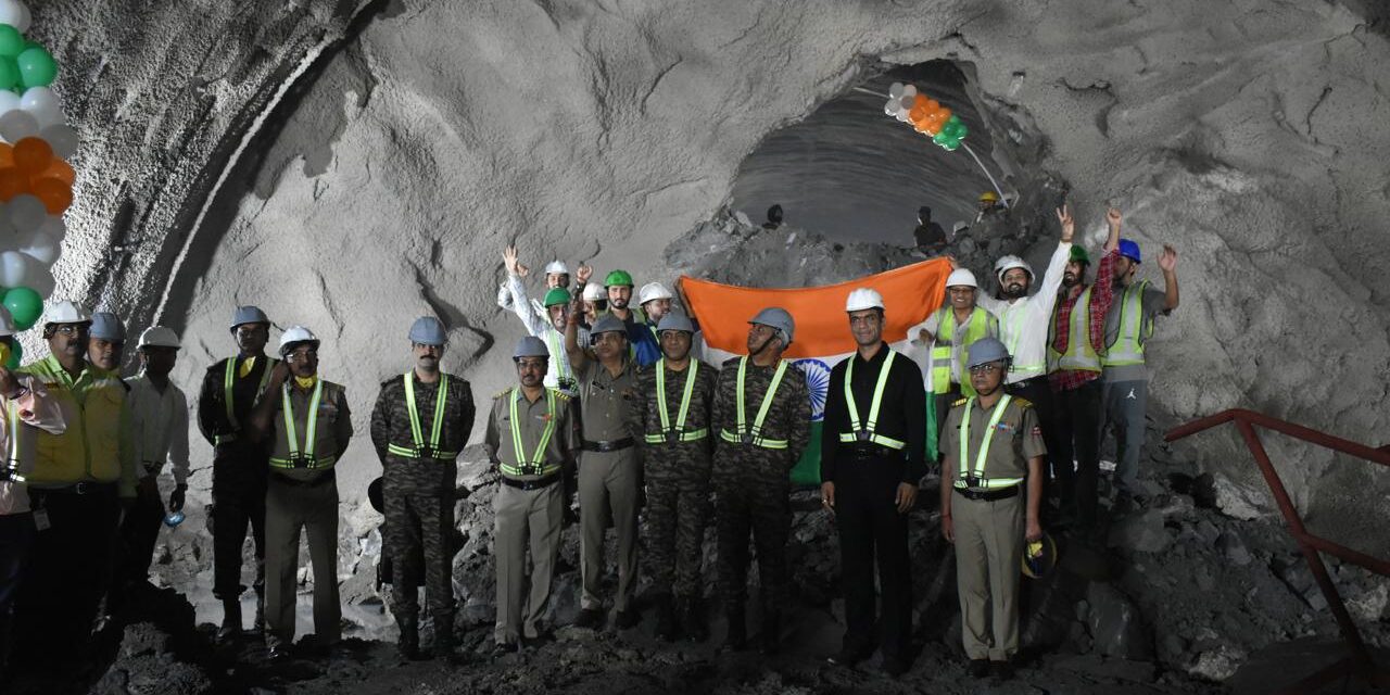 BRO achieves milestone, breaks through 2.79-km Sungal tunnel along Jammu-Poonch highway