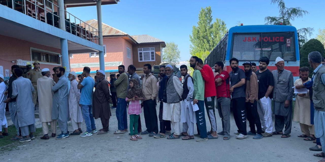 J&K Polling begins in Baramulla Lok Sabha seat