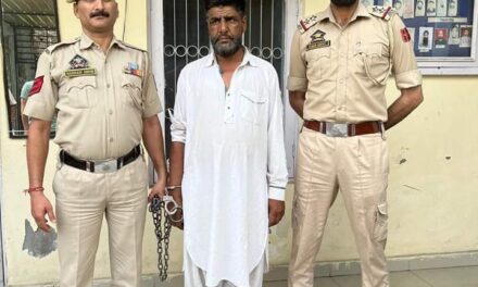 Murder accused, absconder evading arrest from the last 9 years arrested by Police Station Miran Sahib,Jammu