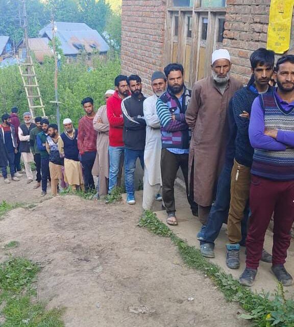 Around 44.41 percent voting reported till 3 Pm in Anantnag-Rajouri parliamentary seat Kashmir