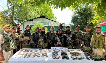 Security Forces’ Bust Militant Hideout in Kupwara; Large Cache of Arms, Ammo Recovered