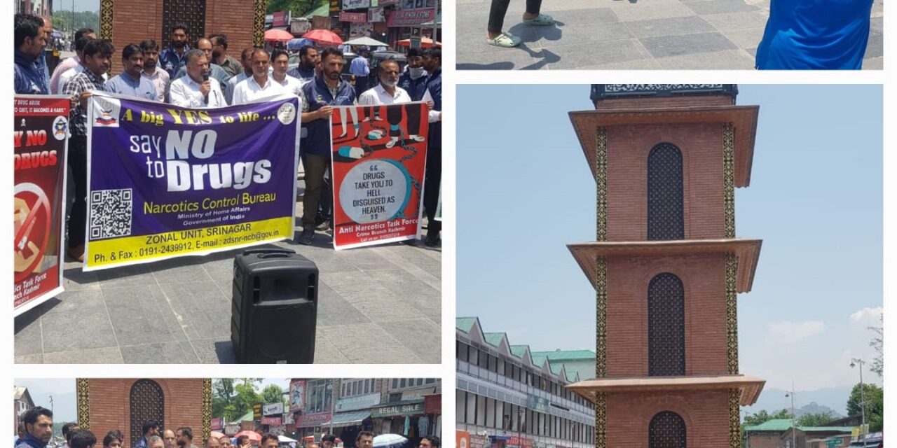 ANTF Kashmir organises awareness programme at Ghanta Ghar Srinagar