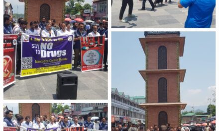 ANTF Kashmir organises awareness programme at Ghanta Ghar Srinagar