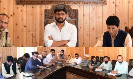 DC Ganderbal reviews arrangements for SANJY-2024 at Transit Camp Manigam