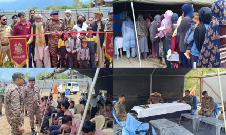 CRPF 118BN Gund organised free Medical Camp at Surfraw Kangan