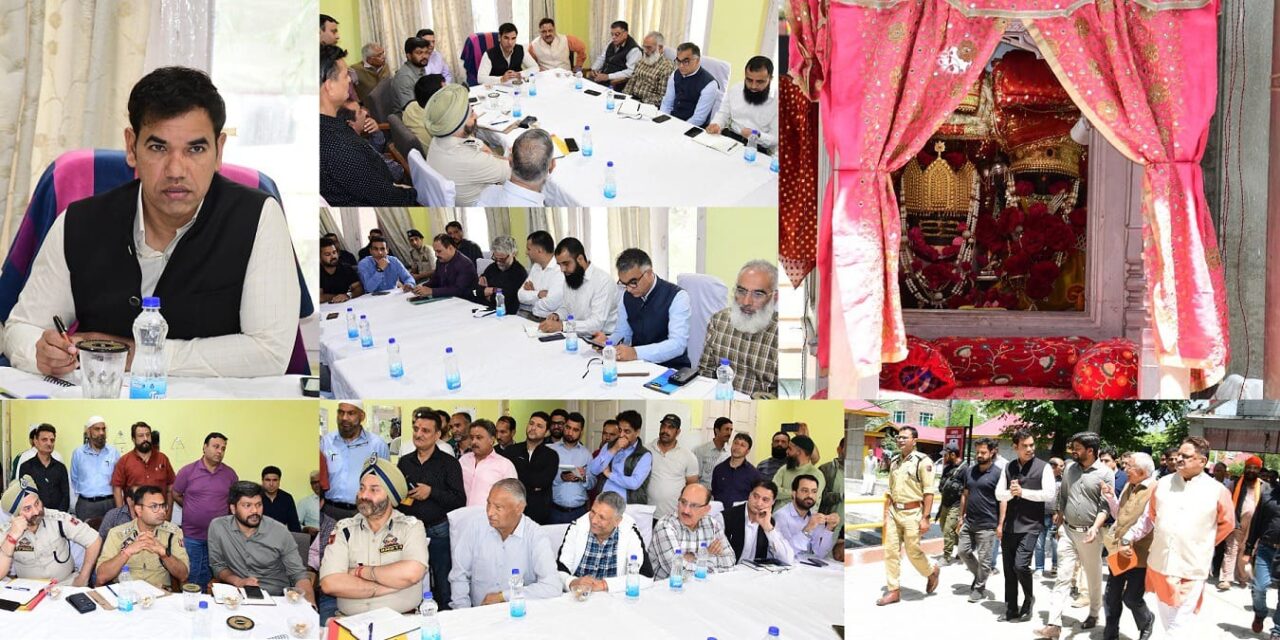 Div Com Kashmir visits Tullamulla, finalizes arrangements for Annual Mela Kheer Bhawani;Instructs officers to ensure elaborate arrangements for the Mela