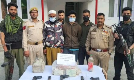 Three persons held as narco terror module busted in Kupwara