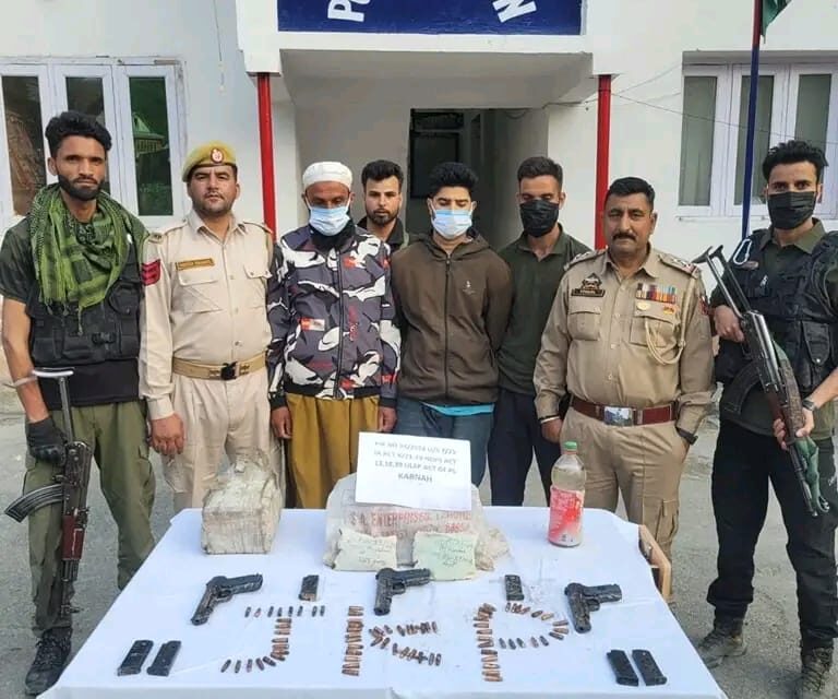 Three persons held as narco terror module busted in Kupwara