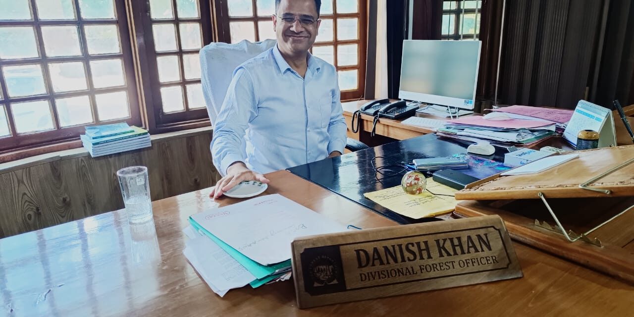 DFO Ganderbal Danish Khan greets people on Eid-ul-Adha