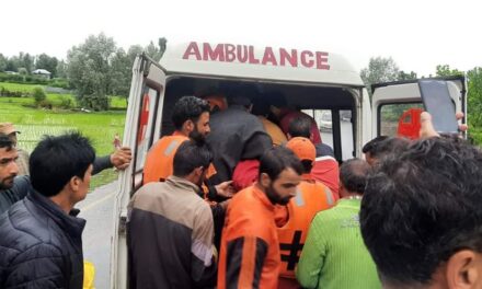 One dead two injured after bike plunges into Irrigation Cannal in Lar Ganderbal.