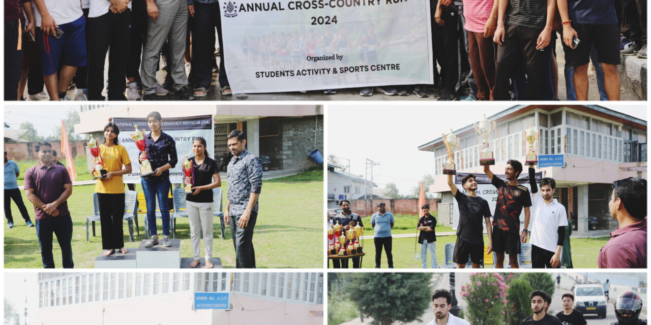 NIT Srinagar Organizes Annual Cross Country Run,250 participated