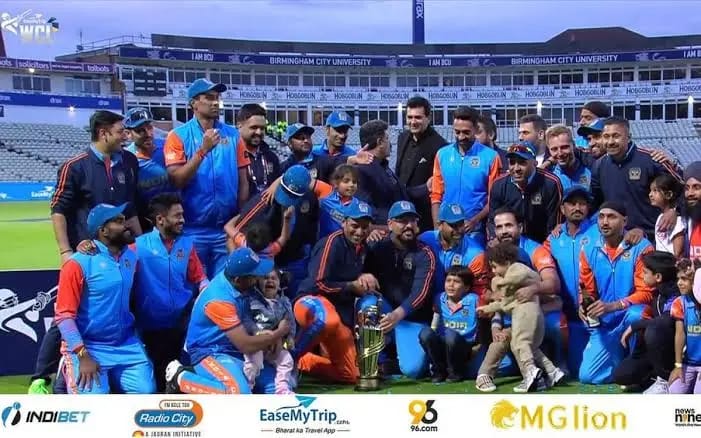 India Beat Pakistan To Clinch World Championship Of Legends Title