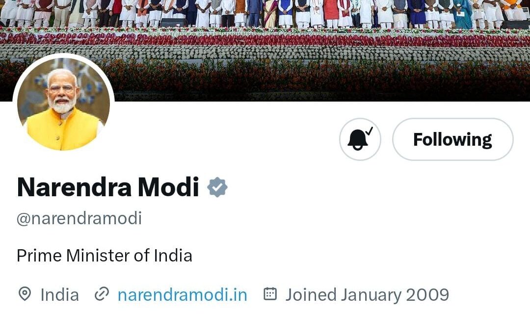 PM Modi becomes most followed world leader on X, crosses 100 million followers