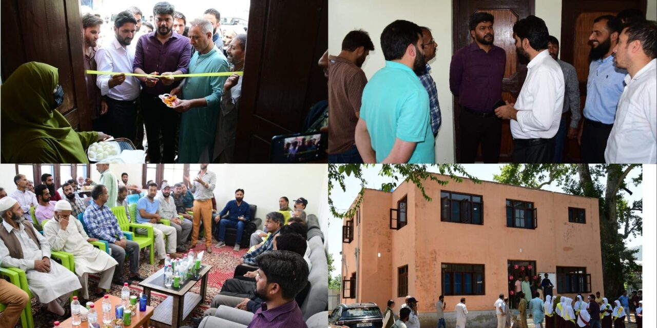 DC Ganderbal inaugurates new Administrative Block at Safapora