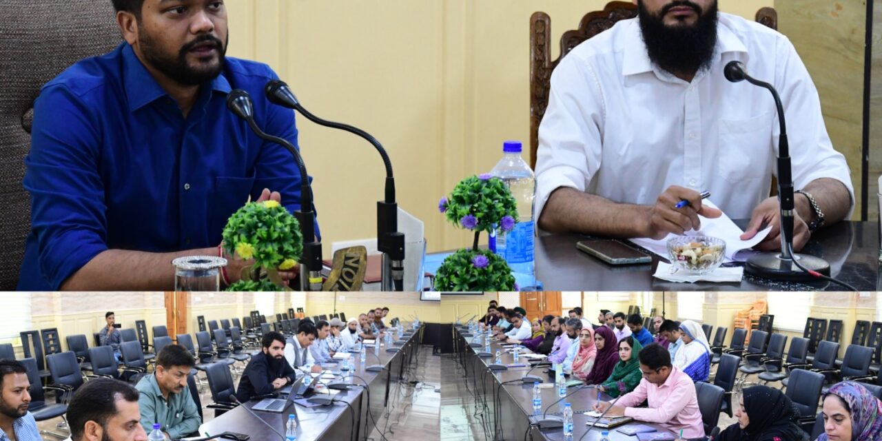 Workshop on Panchayat Plan & MGNREGA Convergence held at Ganderbal