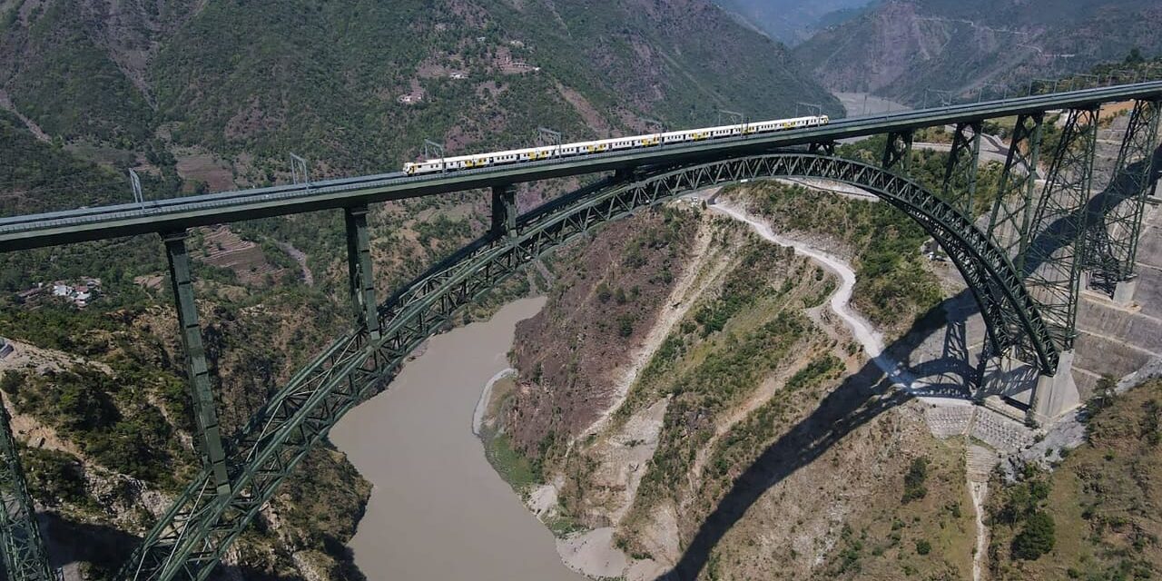 J&K’s Chenab Bridge, world’s highest arch bridge, to host inaugural train on August 15